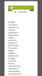 Mobile Screenshot of lazarusprojectinc.org